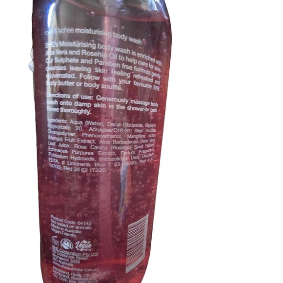 She Aromatherapy Rose & Lychee Moisturising Body Wash 500ml - Picture 5 of 5